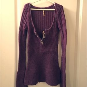 Free People Scoop Neck Sweater